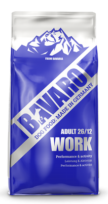 Сухий повноцінний корм BAVARO Work 26/12 для дорослих собак 18 кг 50003387 фото
