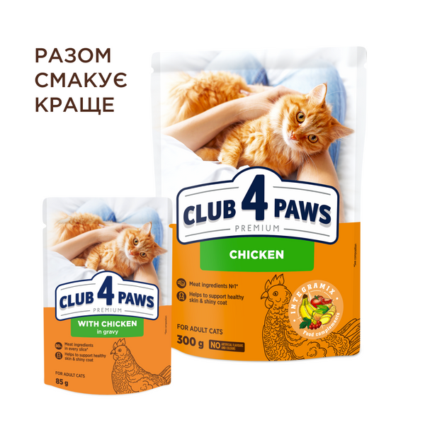 Premium пауч курка в соусі дорослі коти 0.085 кг 4820215368995 ​ фото
